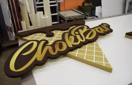 ChokiBar 3D logo tuotantokuva